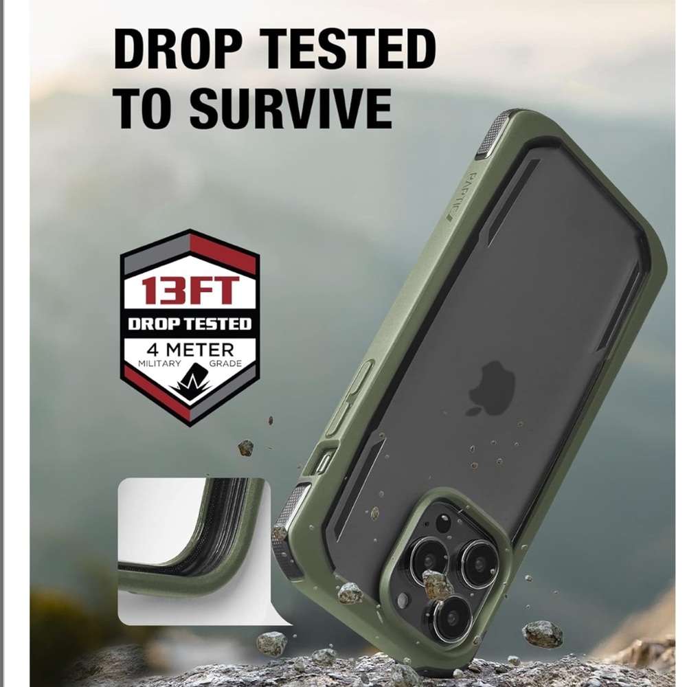NIB Raptic Shield iPhone 14 Pro Case 10ft Drop Tested - Picture 3 of 8
